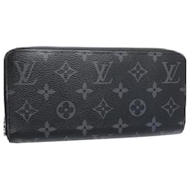Louis Vuitton-Louis Vuitton Monogram Eclipse Long Wallet-Black,Monogram