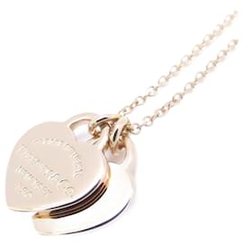 Tiffany & Co-Tiffany Return to Double Heart Tag Necklace-Pink