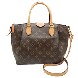 Louis Vuitton-Louis Vuitton Monogram Turen PM Handbag-Brown,Monogram