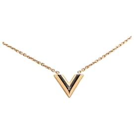 Louis Vuitton-Louis Vuitton Essential V Necklace-Golden
