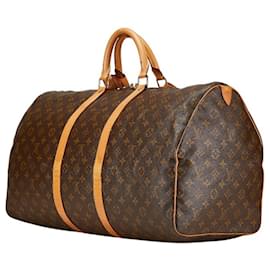Louis Vuitton-Louis Vuitton Monogram Keepall Bandouliere 55-Brown