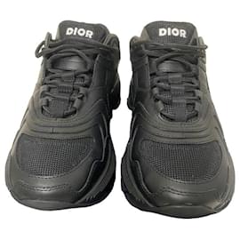 Dior-Dior CD1 LT black leather sneakers 39-Black