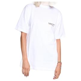 Balenciaga-Camiseta oversized Balenciaga XXS-Branco