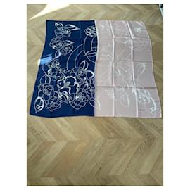 Chanel-Chanel XL 130cm silk square-Pink