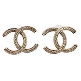 Chanel-Chanel maxi earrings-Golden