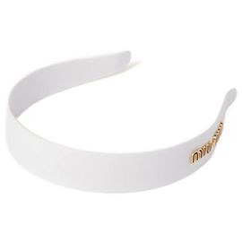 Miu Miu Haarband Weiß