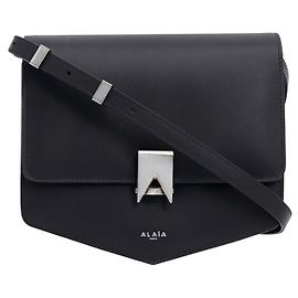 Alaïa Papa Bag Black Leather Black