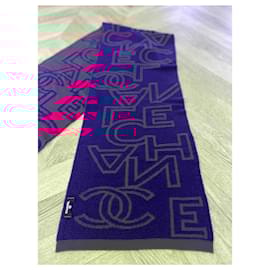 Chanel-Chanel scarf-Navy blue