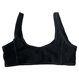 Top bikini Chanel nero 36 Nero