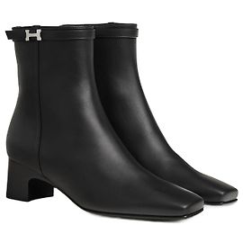 Hermès ankle boots 37.5  Black