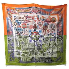 Hermès-Hermès Square 90-Orange