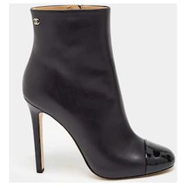 Chanel-Chanel 35.5 ankle boots-Black