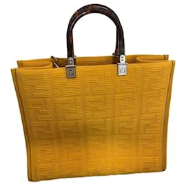 Fendi-Fendi sunshine tote bag-Yellow