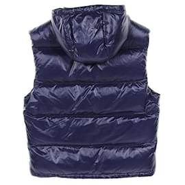 Prada-Prada M sleeveless down jacket-Navy blue