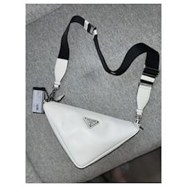 Prada-Prada triangle bag-White