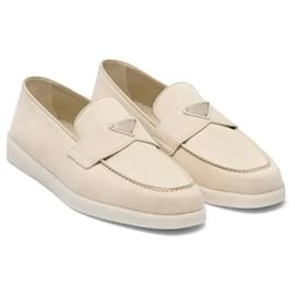 Prada-Prada 37 loafers-Beige