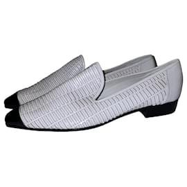 Chanel 40 Slipper Weiß