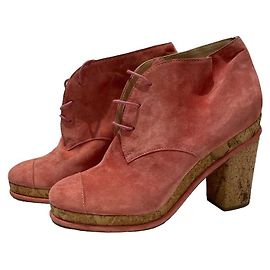Botas ankle Chanel 40 Rosa