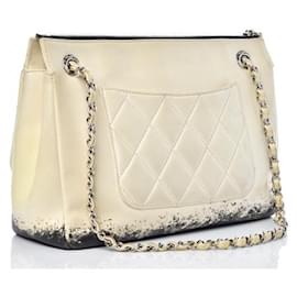 Chanel-Chanel Vintage Jumbo Timeless Bag -Beige