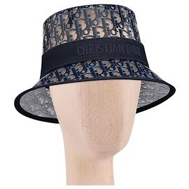 Cappello Bob Dior Oblique Blu Navy Blu navy