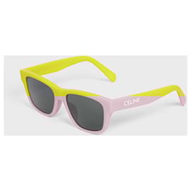 Céline-Celine Monochroms Sunglasses-Yellow