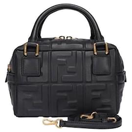 Fendi-Fendi Mini Boston Bag-Black