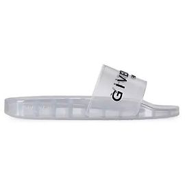 Givenchy Transparente Gummisandalen Grau Größe 37 Grau