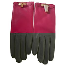 Hermès-Hermès Soya Gloves-Pink