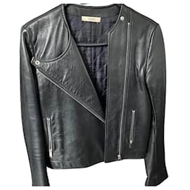 Céline-Celine leather perfecto jacket-Black