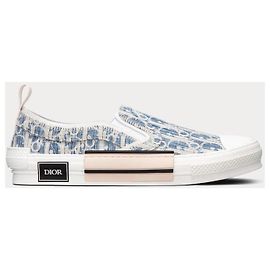 Dior Kasuri Jacquard B23 slip-on sneakers 38 Blue