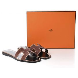Mules Hermès Oran 37 Rosa