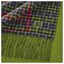 Hermès-Hermès monogrammed scarf-Orange