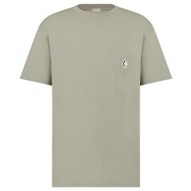 T-shirt CD diamante oversize Dior S Beige