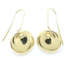 Tiffany & Co-Tiffany & Co. 18K Yellow Gold Diamond Drop Earrings-Yellow