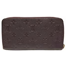 Louis Vuitton-Louis Vuitton Monogram Empreinte Long Wallet-Other,Purple