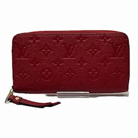 Louis Vuitton-Louis Vuitton Monogram Empreinte Zippy Wallet-Red