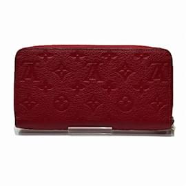 Louis Vuitton-Louis Vuitton Monogram Empreinte Zippy Wallet-Red