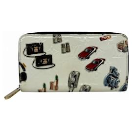 Louis Vuitton-Louis Vuitton Vernis Nicolas Ghesquière Zippy Wallet-White