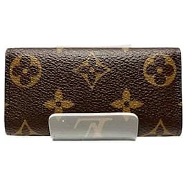 Louis Vuitton-Louis Vuitton Monogram Multicle 4 Key Case-Brown,Monogram
