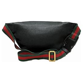 Gucci-GUCCI Sherry Line 527792 Bag Waist Pouch for Women-Black