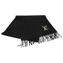 Louis Vuitton-Louis Vuitton Cashmere Shawl-Black