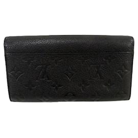 Louis Vuitton-Louis Vuitton Monogram Empreinte Long Wallet-Black