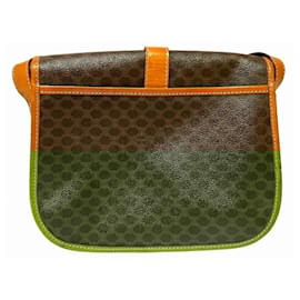 Céline-Celine Macadam Shoulder Bag-Brown