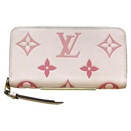 Louis Vuitton-Louis Vuitton Monogram Empreinte Zippy Wallet-Pink
