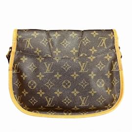 Louis Vuitton-Louis Vuitton Monogram Menilmontant PM M40474 Shoulder Bag-Brown