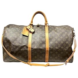 Louis Vuitton-Louis Vuitton Keepall Bandouliere 55-Brown