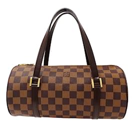 Louis Vuitton-Louis Vuitton Damier Canvas Papillon PM Handbag-Brown