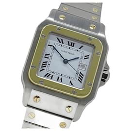 Cartier-Cartier Men's Watch Santos Galbe LM Date Automatic-Other