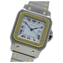 Cartier-Cartier Men's Watch Santos Galbe LM Date Automatic-Other