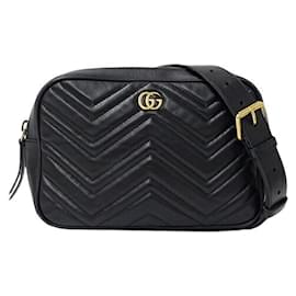 Gucci-Gucci GG Marmont Leather Fanny Pack-Black